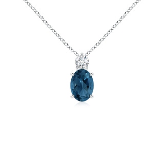 Oval AA London Blue Topaz