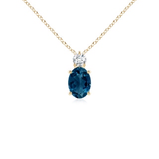 Oval AAAA London Blue Topaz