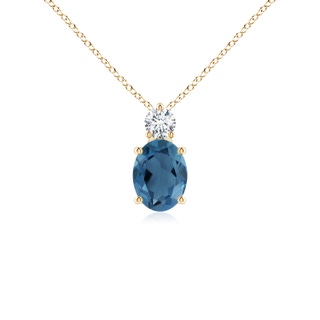 Oval A London Blue Topaz