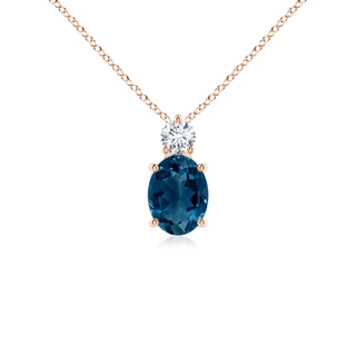 Oval AAAA London Blue Topaz
