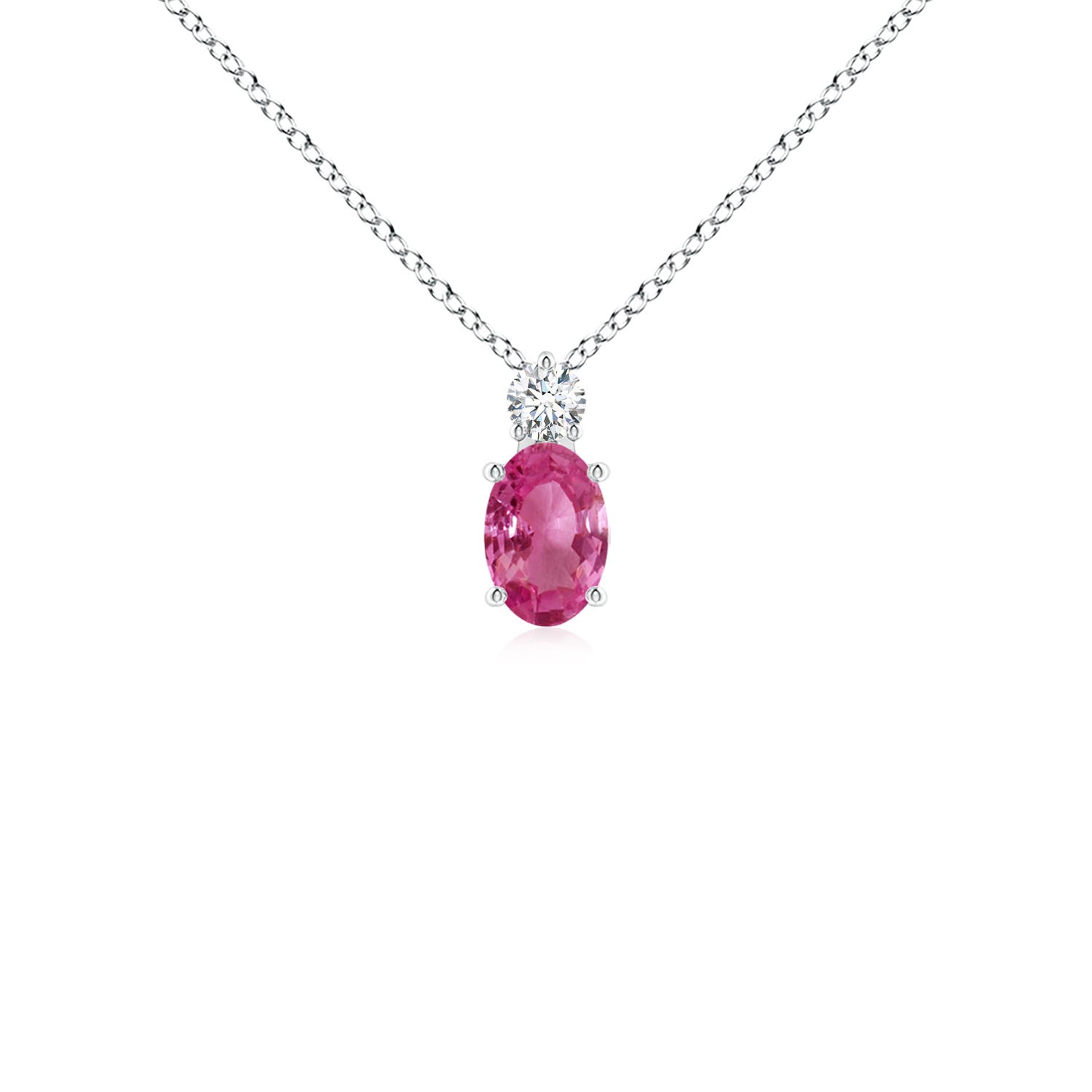  ANGARA: Pink Sapphire Pendants