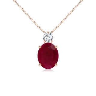 Oval A Ruby