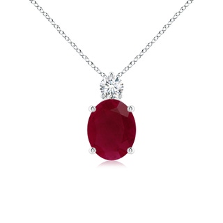 Oval A Ruby