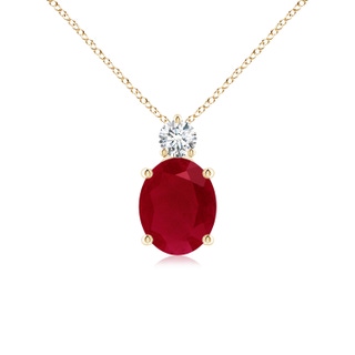 Oval AA Ruby