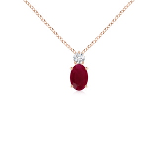 Oval A Ruby