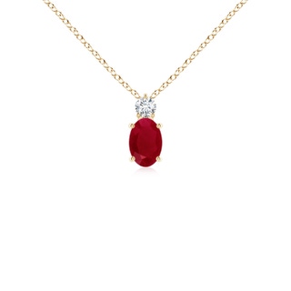 Oval AA Ruby