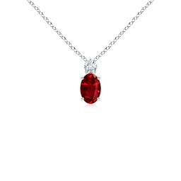 Solitaire Silver Ruby Jewellery