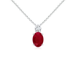 Oval AA Ruby