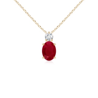 Oval AA Ruby