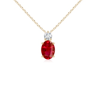 Oval AAA Ruby