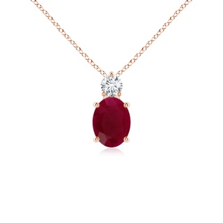 Oval A Ruby