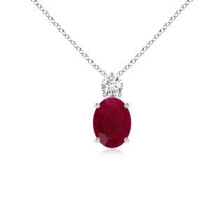 Oval A Ruby