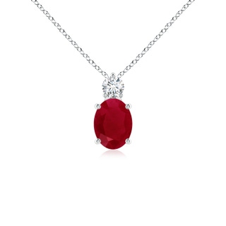 Oval AA Ruby