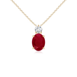 Oval AA Ruby