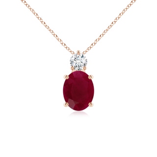 Oval A Ruby