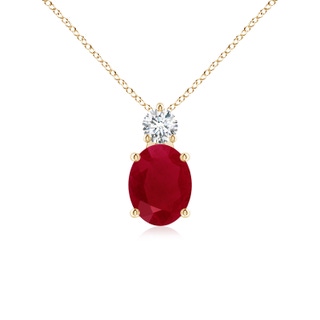 Oval AA Ruby
