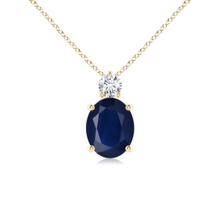 Oval A Blue Sapphire