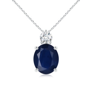Oval A Blue Sapphire