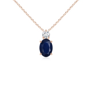 Oval A Blue Sapphire