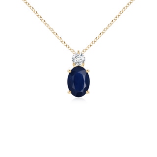 Oval A Blue Sapphire