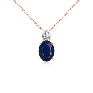 Oval A Blue Sapphire