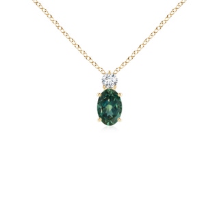Oval AA Teal Montana Sapphire