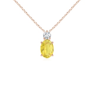 Oval A Yellow Sapphire
