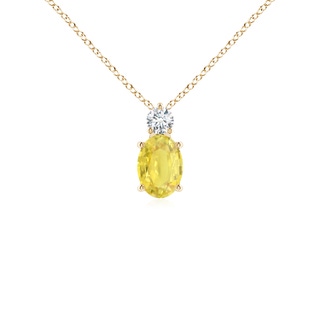 Oval A Yellow Sapphire