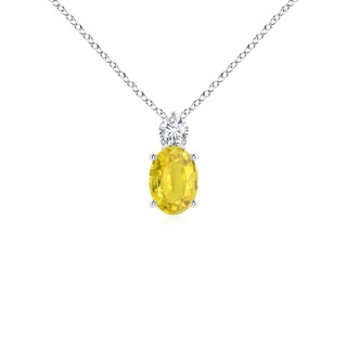 Oval AA Yellow Sapphire