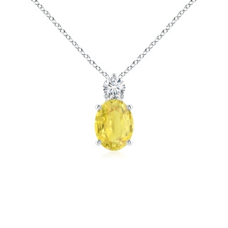Oval A Yellow Sapphire
