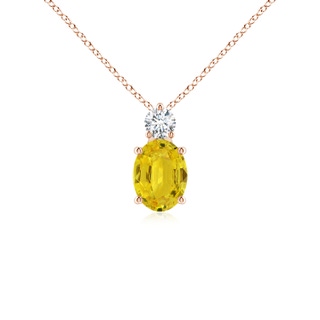 Oval AAA Yellow Sapphire