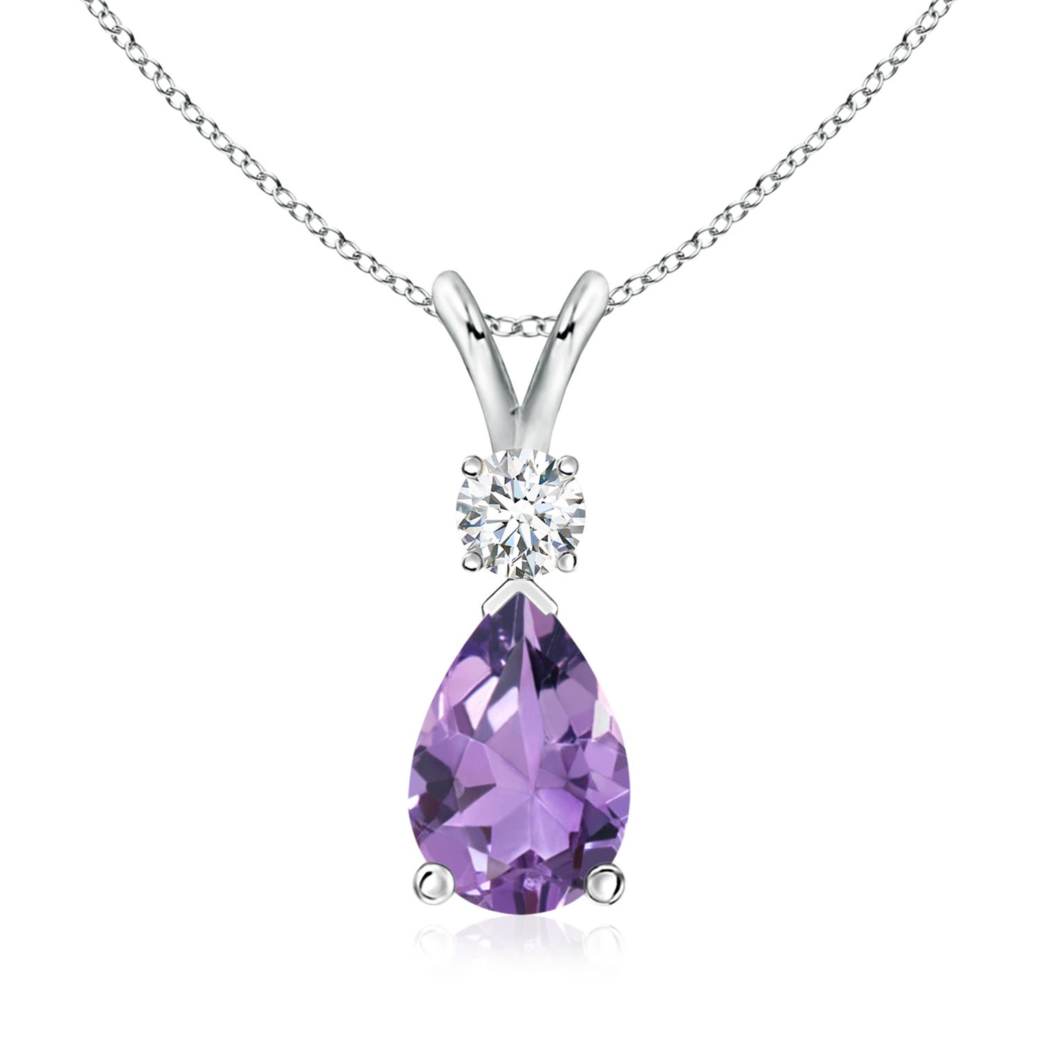 A - Amethyst / 1.78 CT / 14 KT White Gold