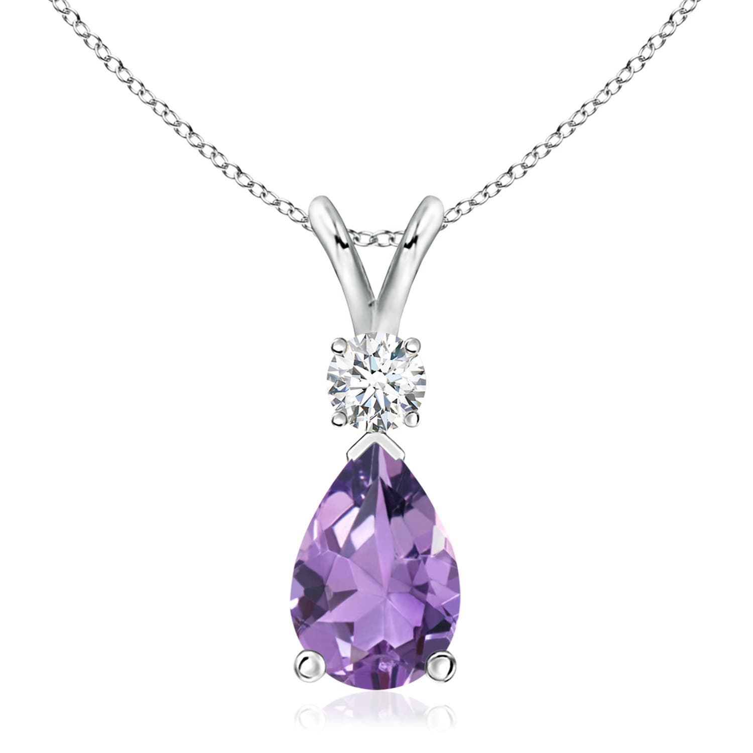 A - Amethyst / 2.78 CT / 14 KT White Gold