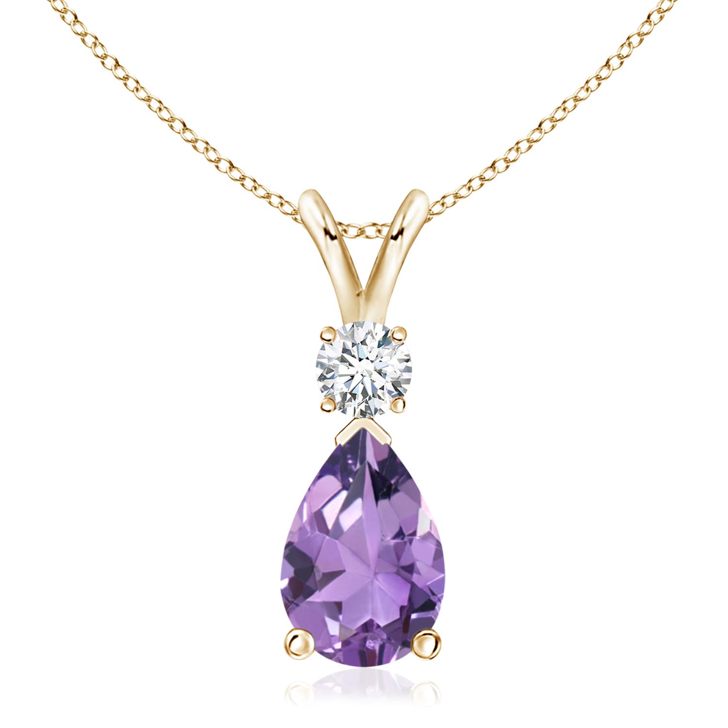 A - Amethyst / 2.78 CT / 14 KT Yellow Gold