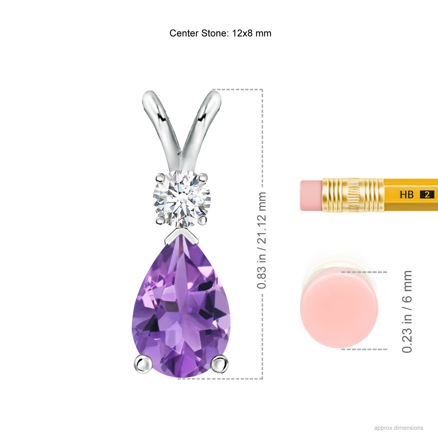 AA - Amethyst / 2.78 CT / 14 KT White Gold