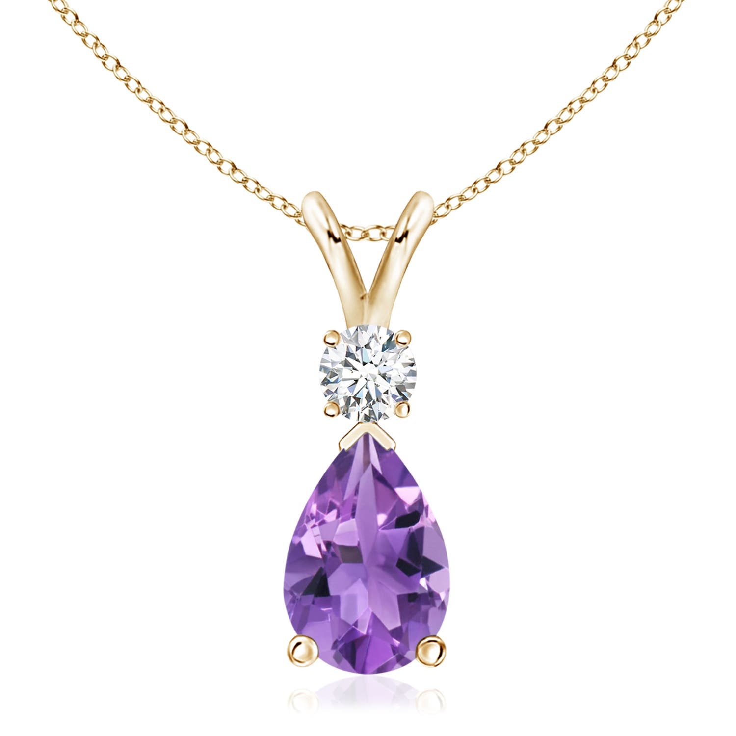 AA - Amethyst / 2.78 CT / 14 KT Yellow Gold