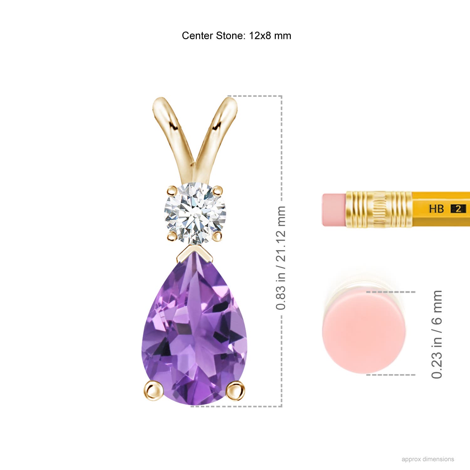 AA - Amethyst / 2.78 CT / 14 KT Yellow Gold