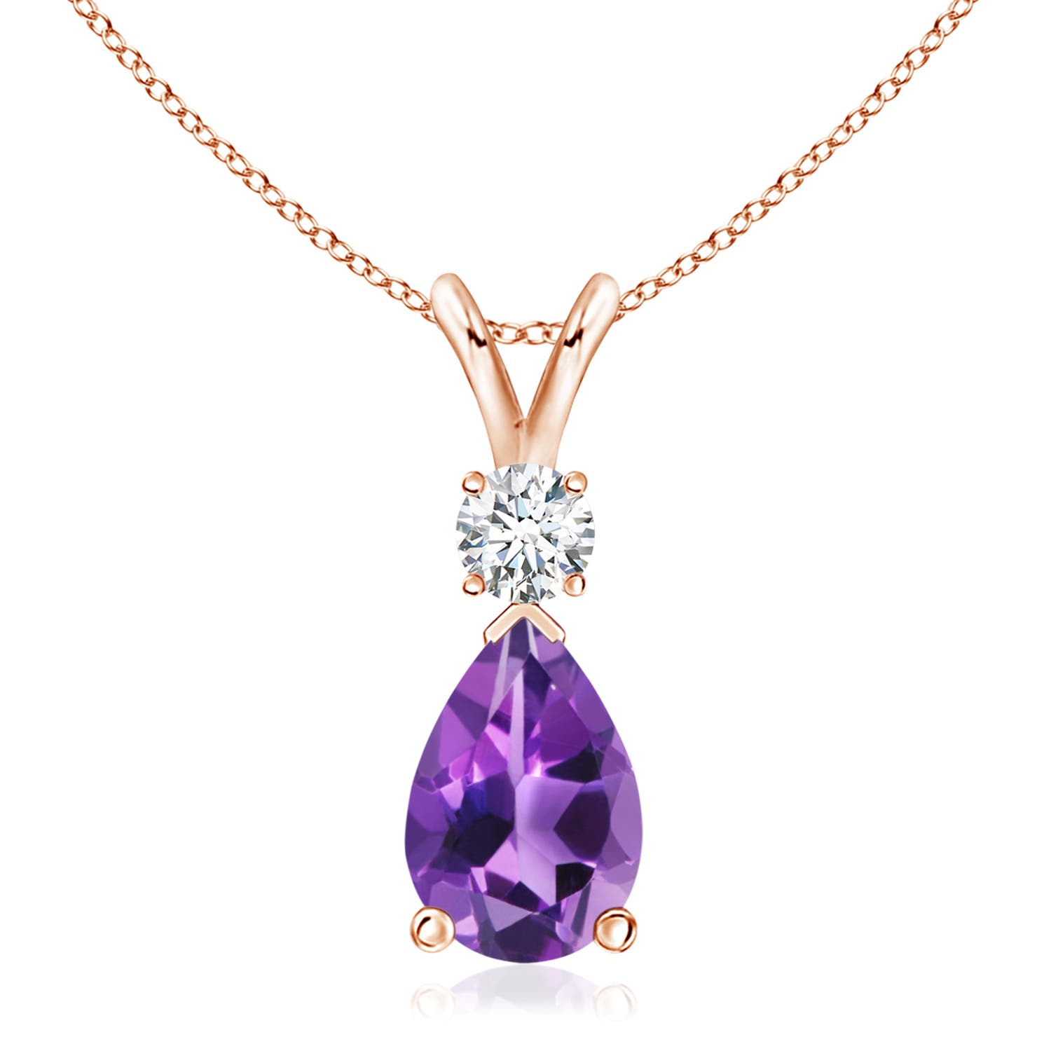 AAA - Amethyst / 2.78 CT / 14 KT Rose Gold
