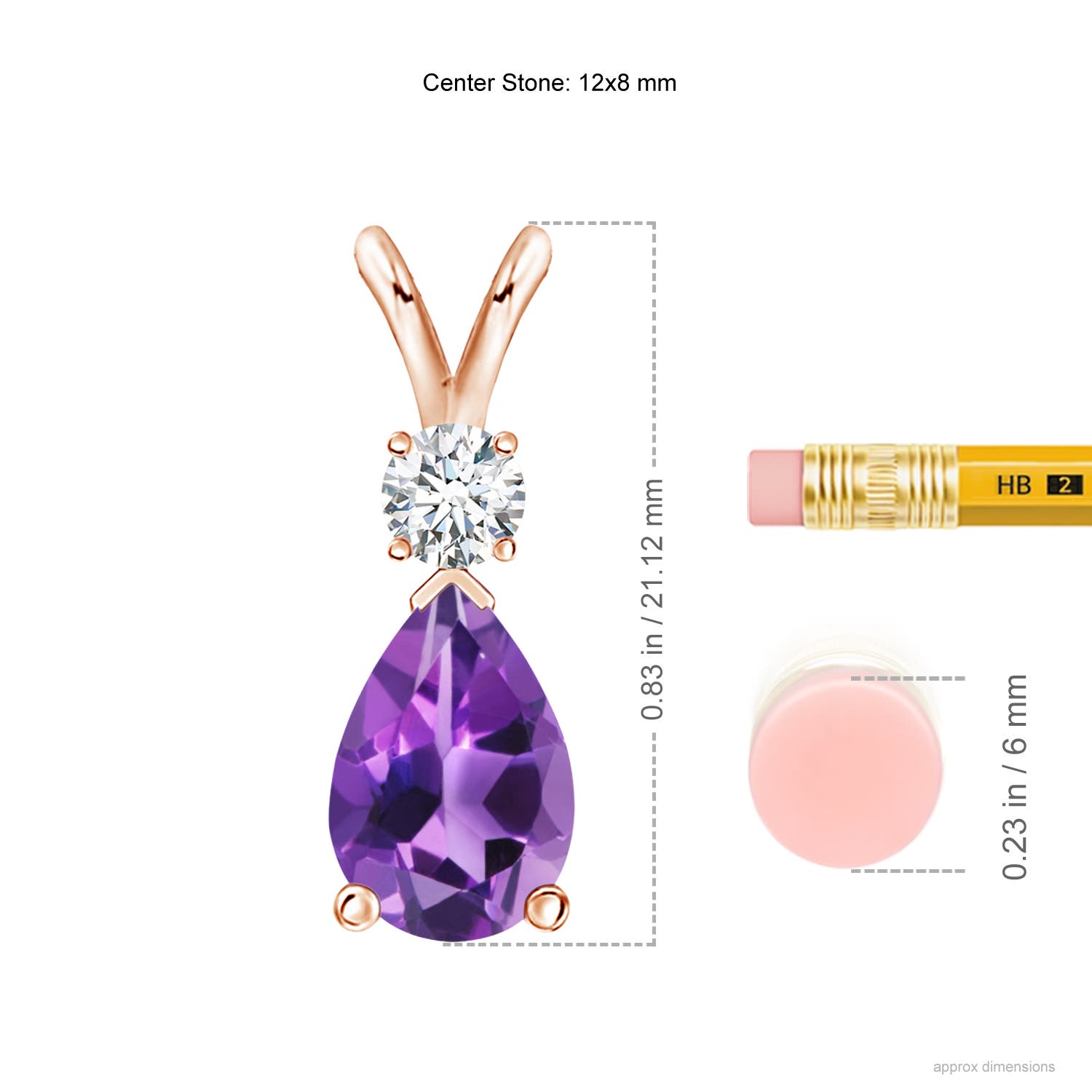 AAA - Amethyst / 2.78 CT / 14 KT Rose Gold