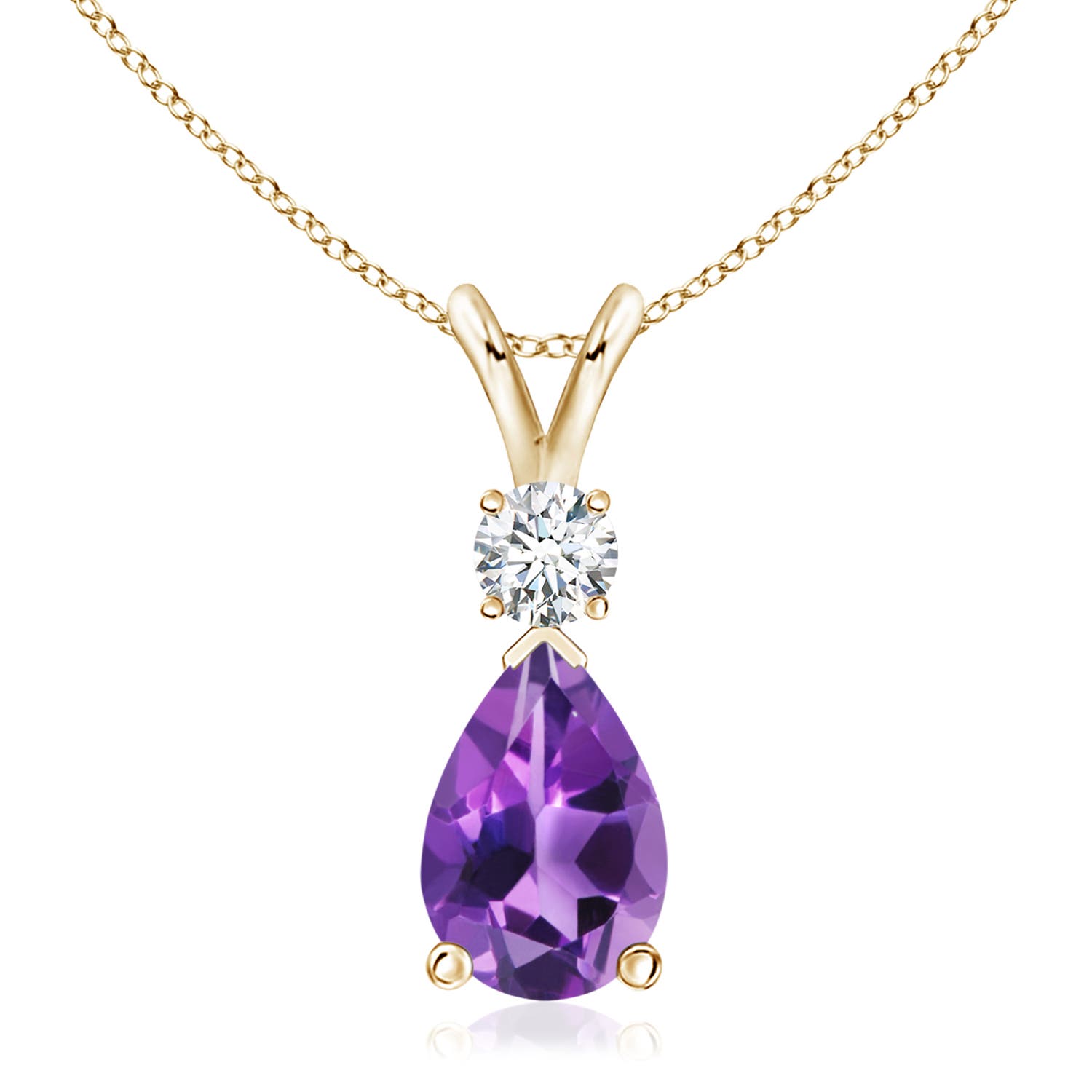 AAA - Amethyst / 2.78 CT / 14 KT Yellow Gold