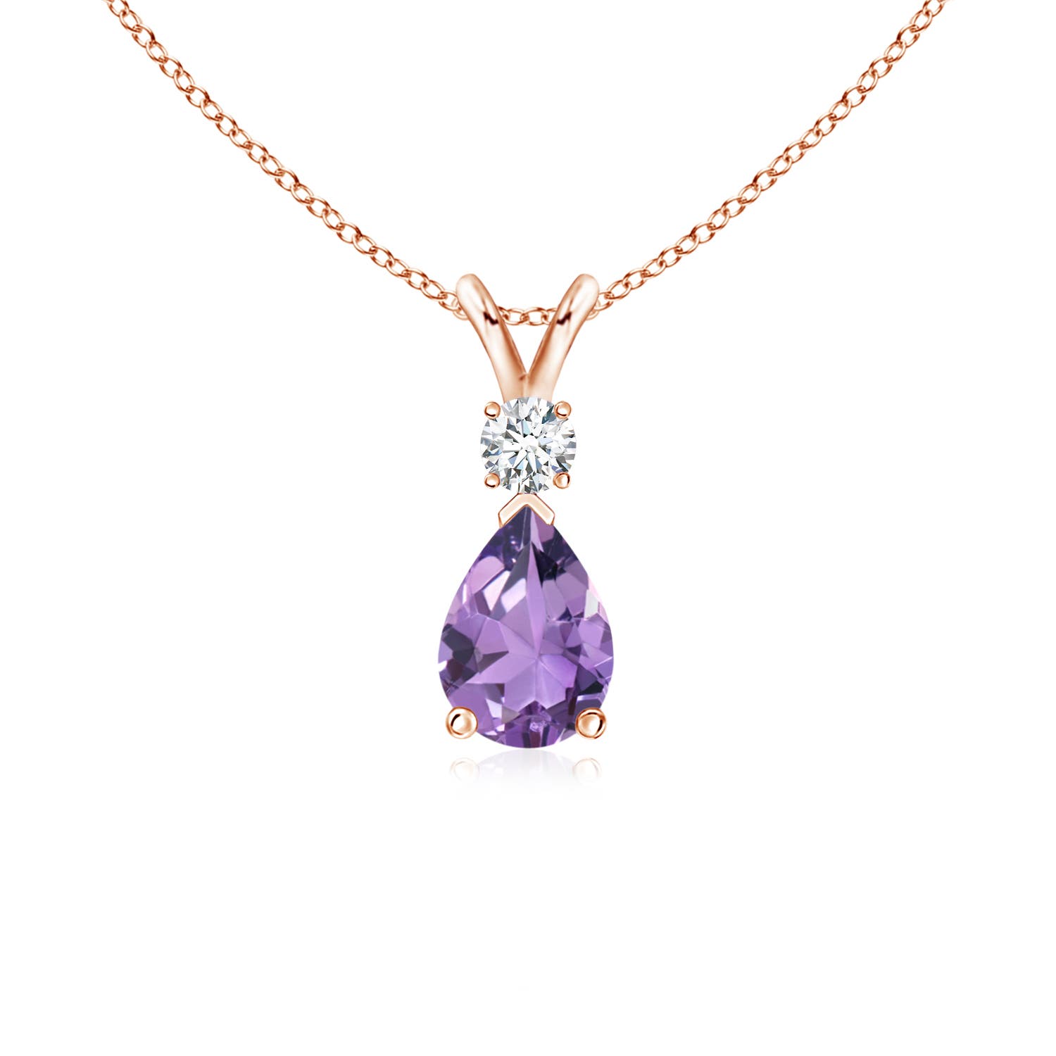 A - Amethyst / 0.67 CT / 14 KT Rose Gold