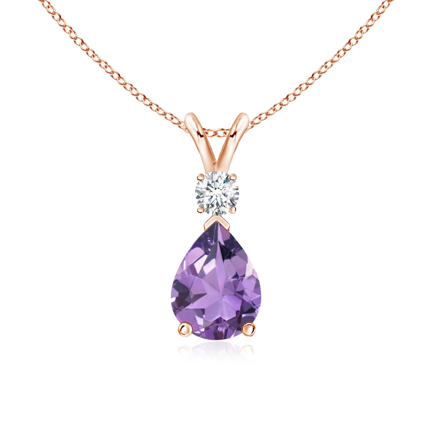 A - Amethyst / 1.11 CT / 14 KT Rose Gold