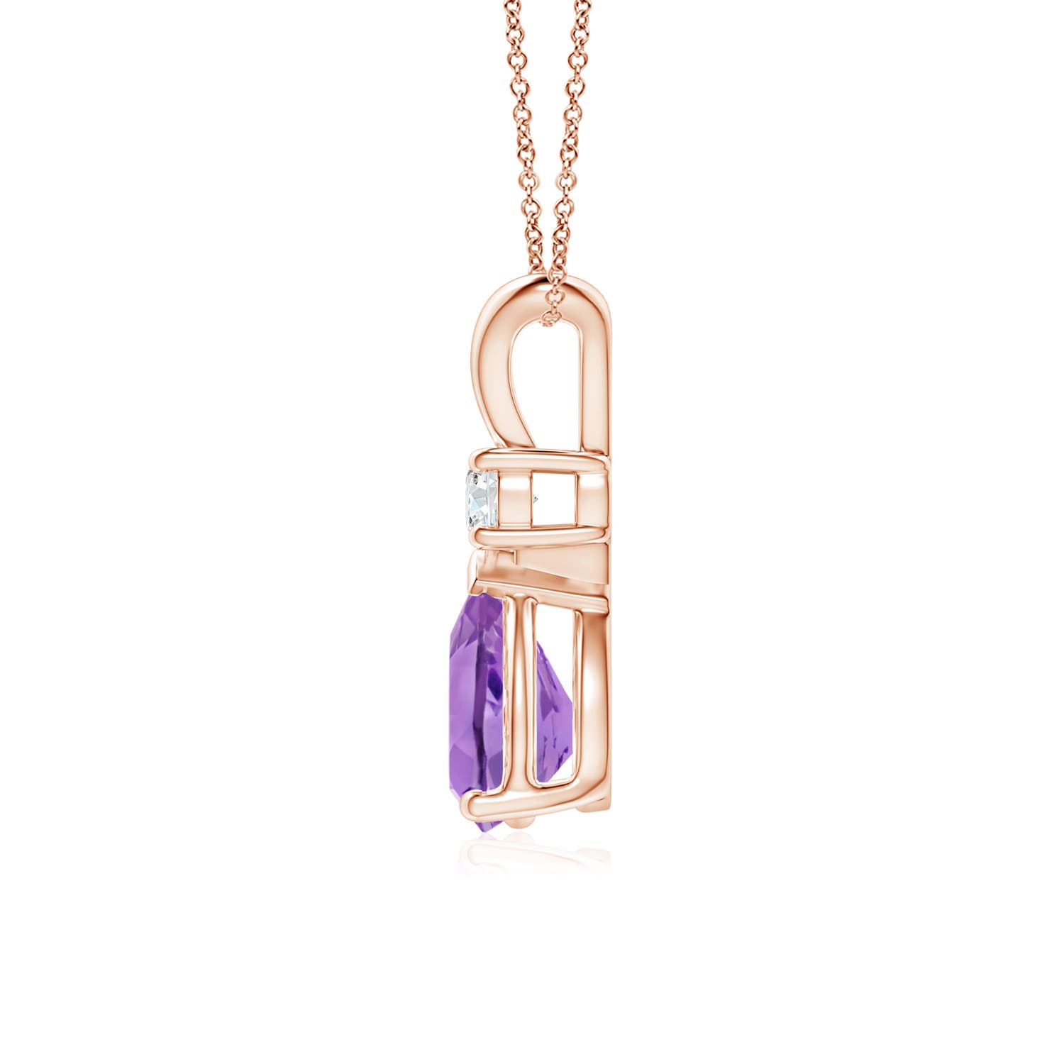 A - Amethyst / 1.11 CT / 14 KT Rose Gold