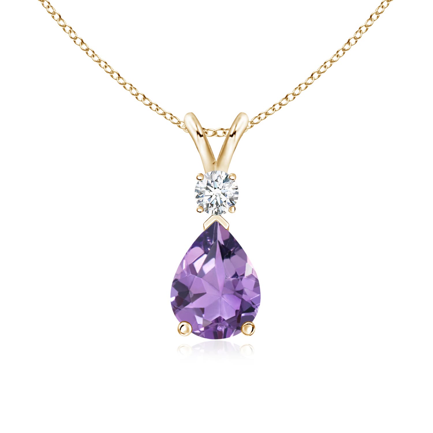 A - Amethyst / 1.11 CT / 14 KT Yellow Gold