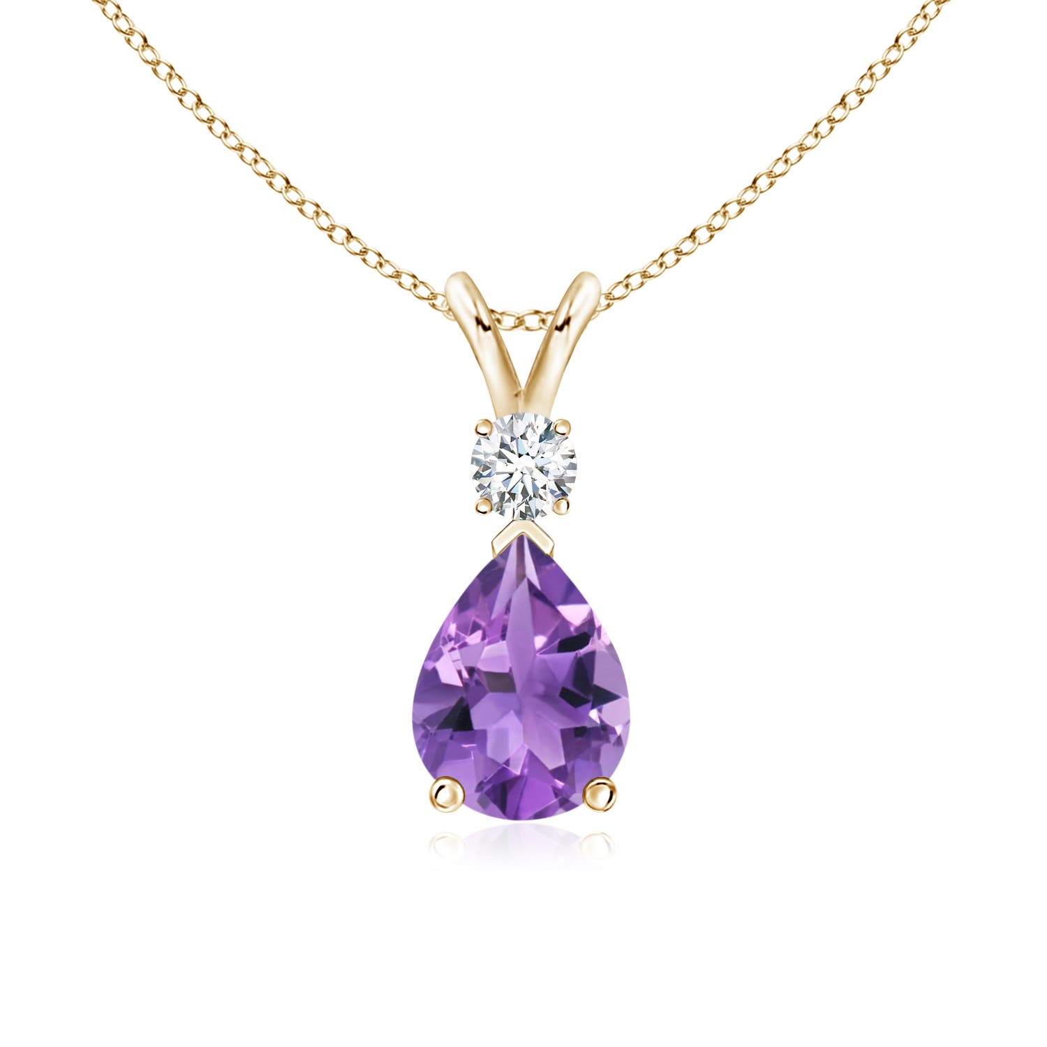 AA - Amethyst / 1.11 CT / 14 KT Yellow Gold