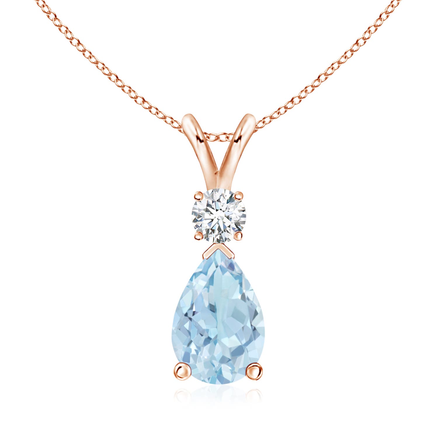 AA - Aquamarine / 1.78 CT / 14 KT Rose Gold