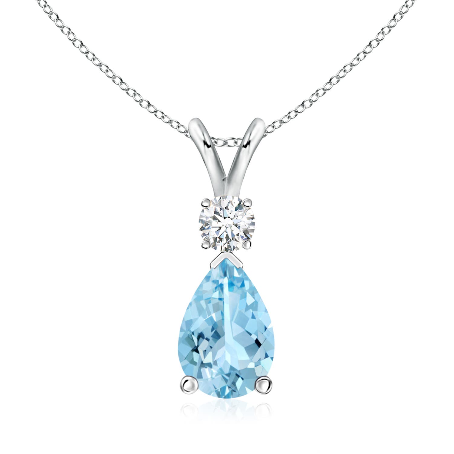 AAAA - Aquamarine / 1.78 CT / 14 KT White Gold