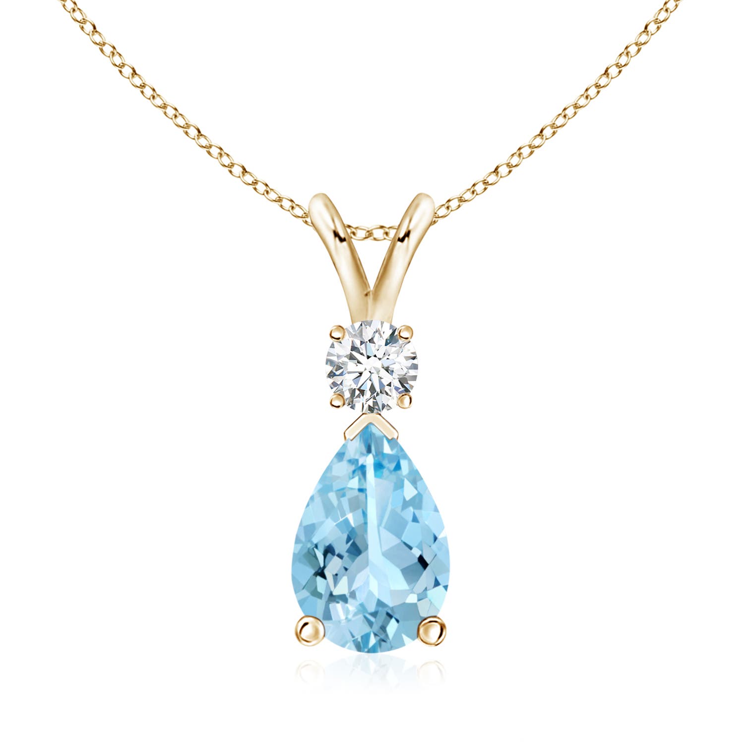 AAAA - Aquamarine / 1.78 CT / 14 KT Yellow Gold