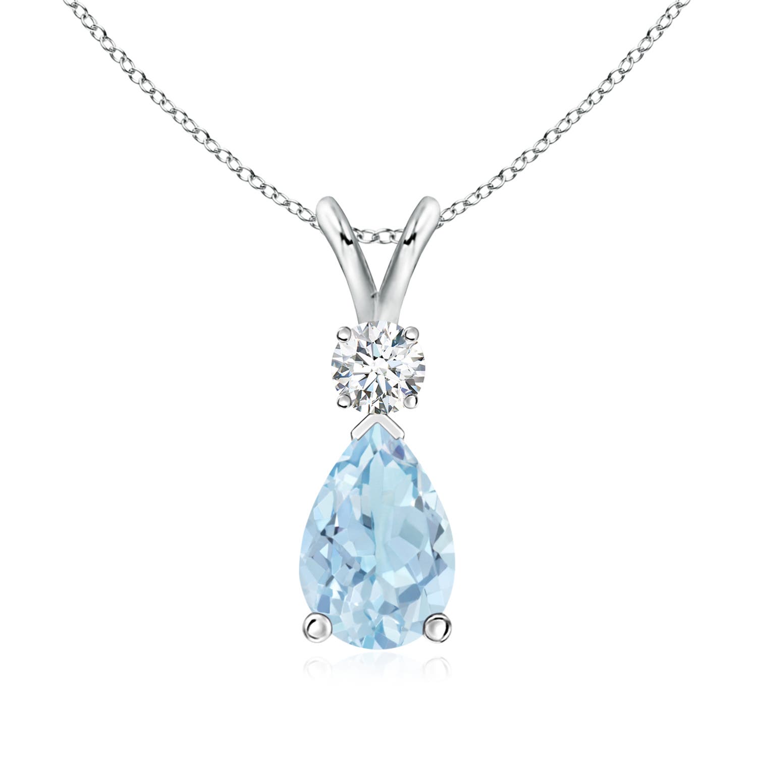 AA - Aquamarine / 1.31 CT / 14 KT White Gold