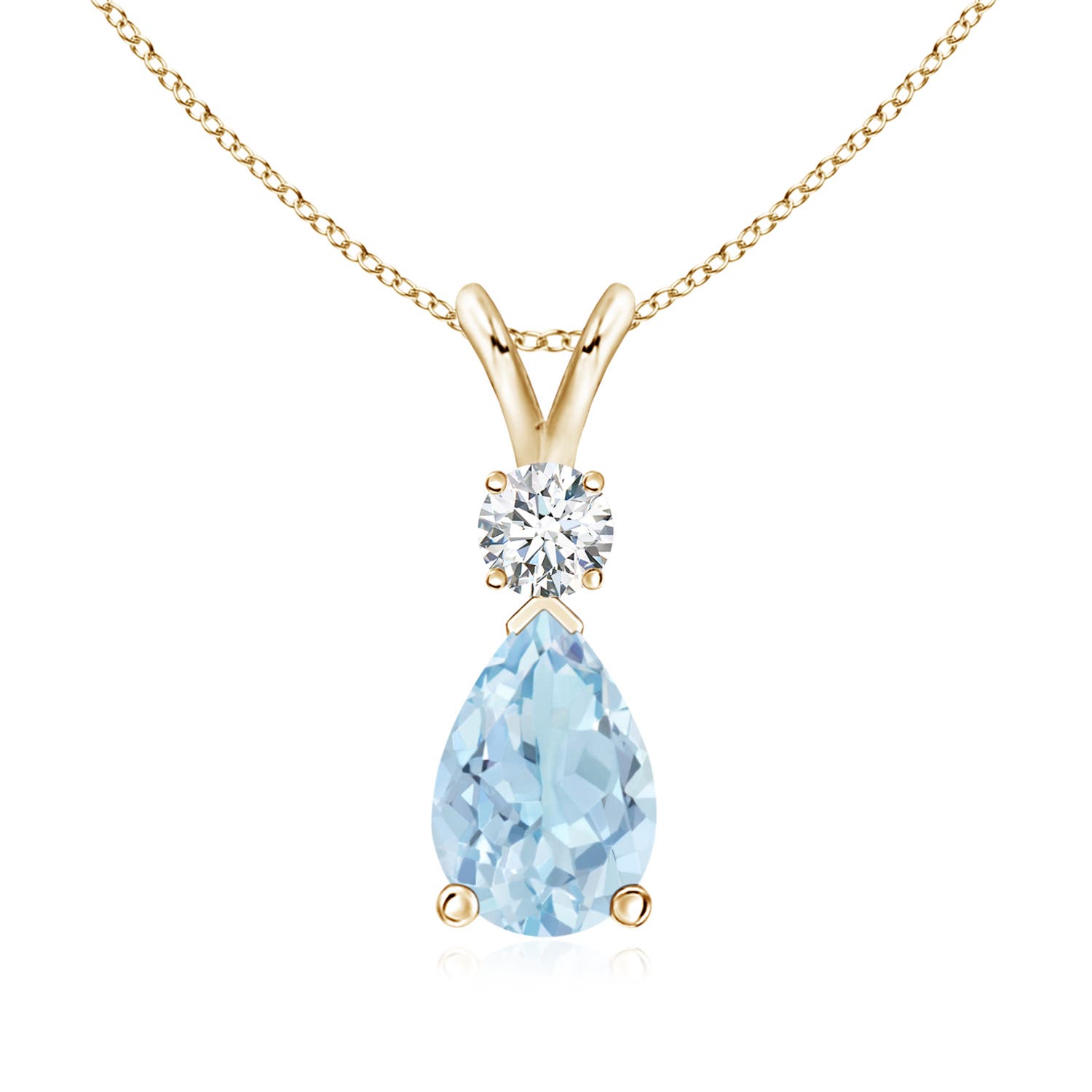 AA - Aquamarine / 1.31 CT / 14 KT Yellow Gold